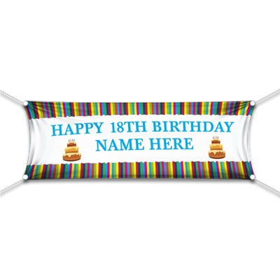 Happy Birthday Rainbow Banner